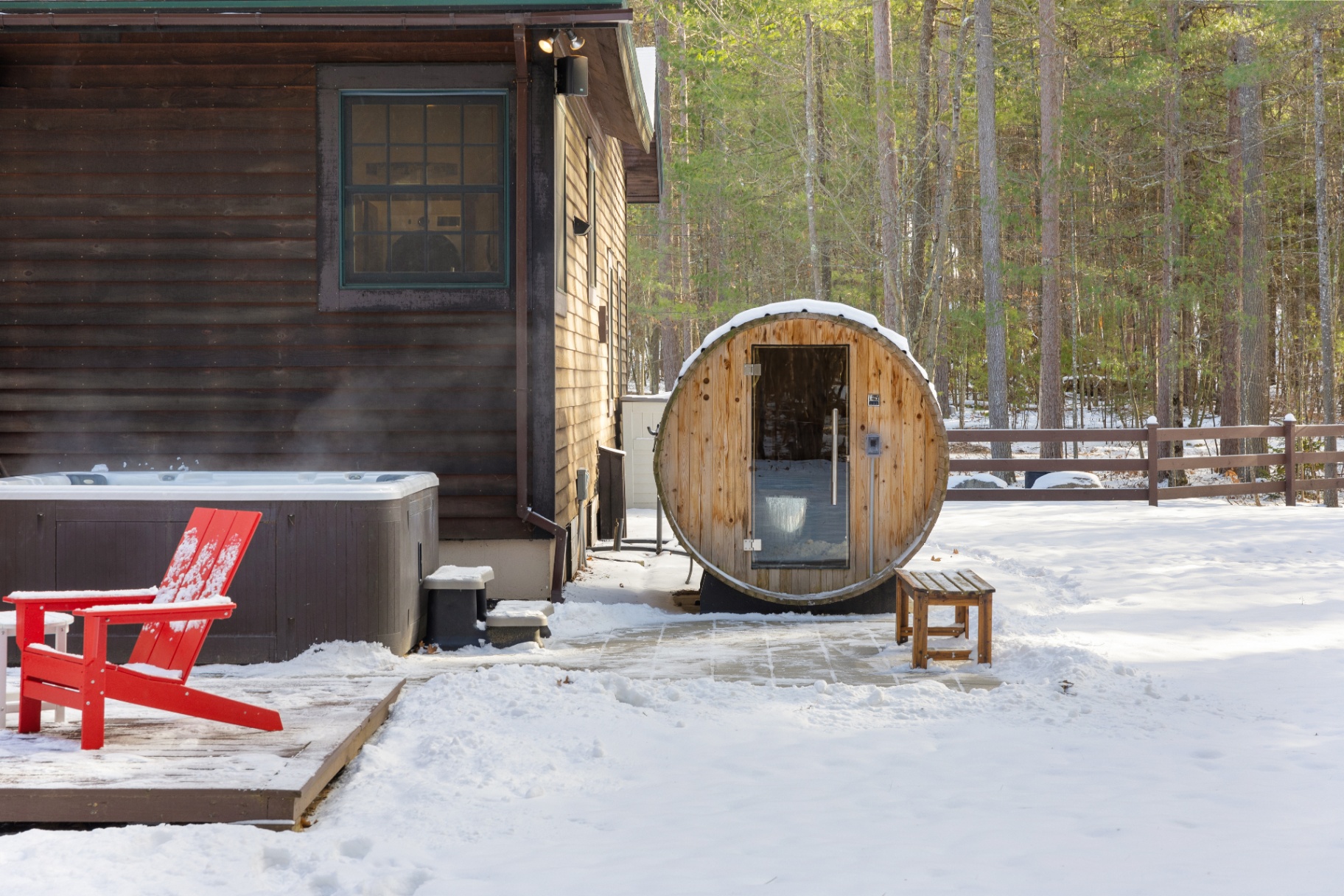 Wild Ausable Lodge, Jay NY — lodge interior