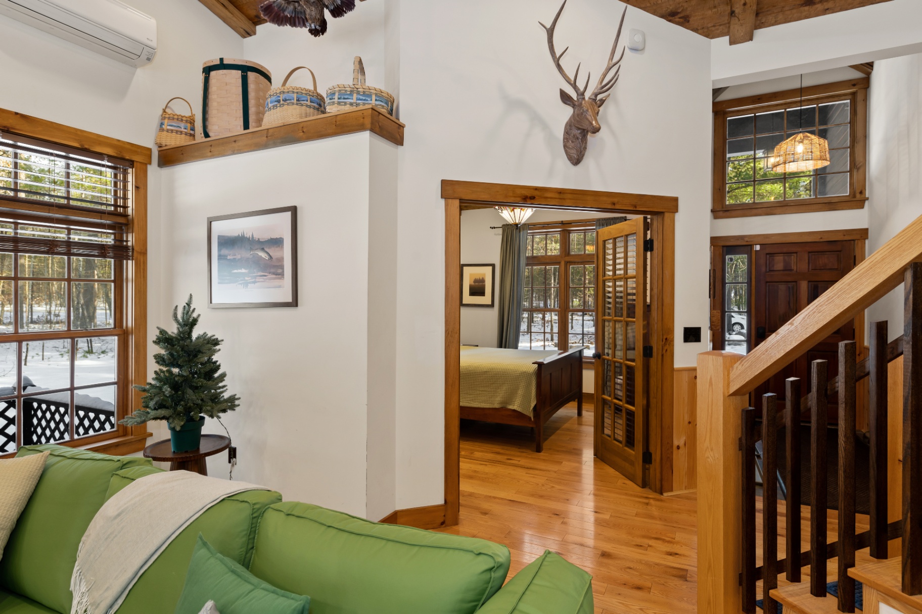 Wild Ausable Lodge, Jay NY — lodge interior