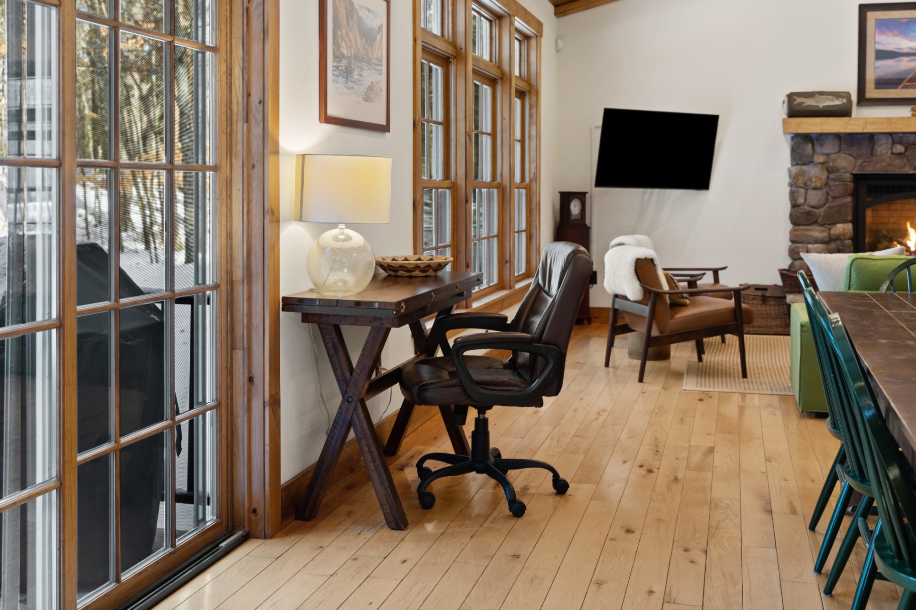 Wild Ausable Lodge, Jay NY — lodge interior