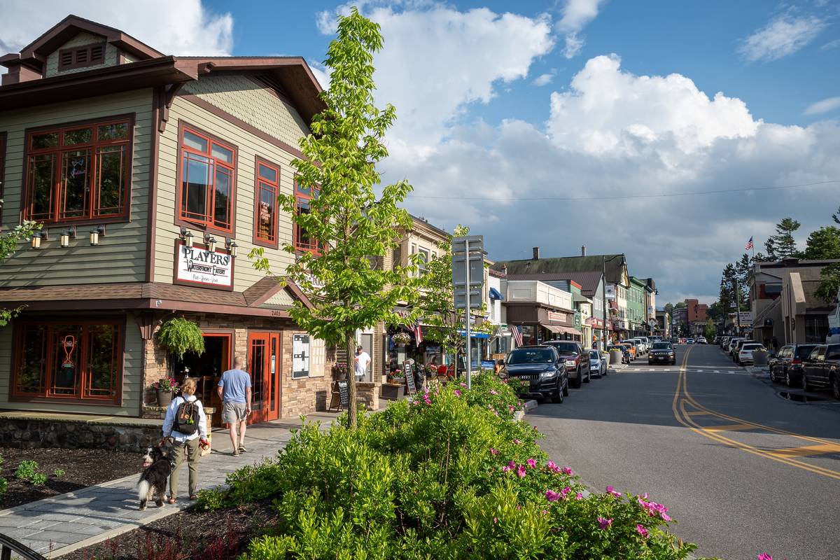 Main Street in Lake Placid, NY