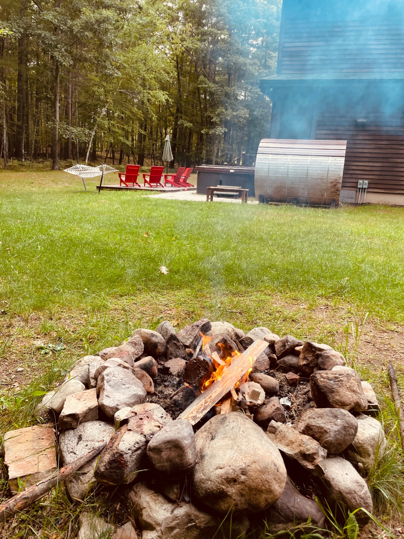 Wild Ausable Lodge, Jay NY — lodge interior