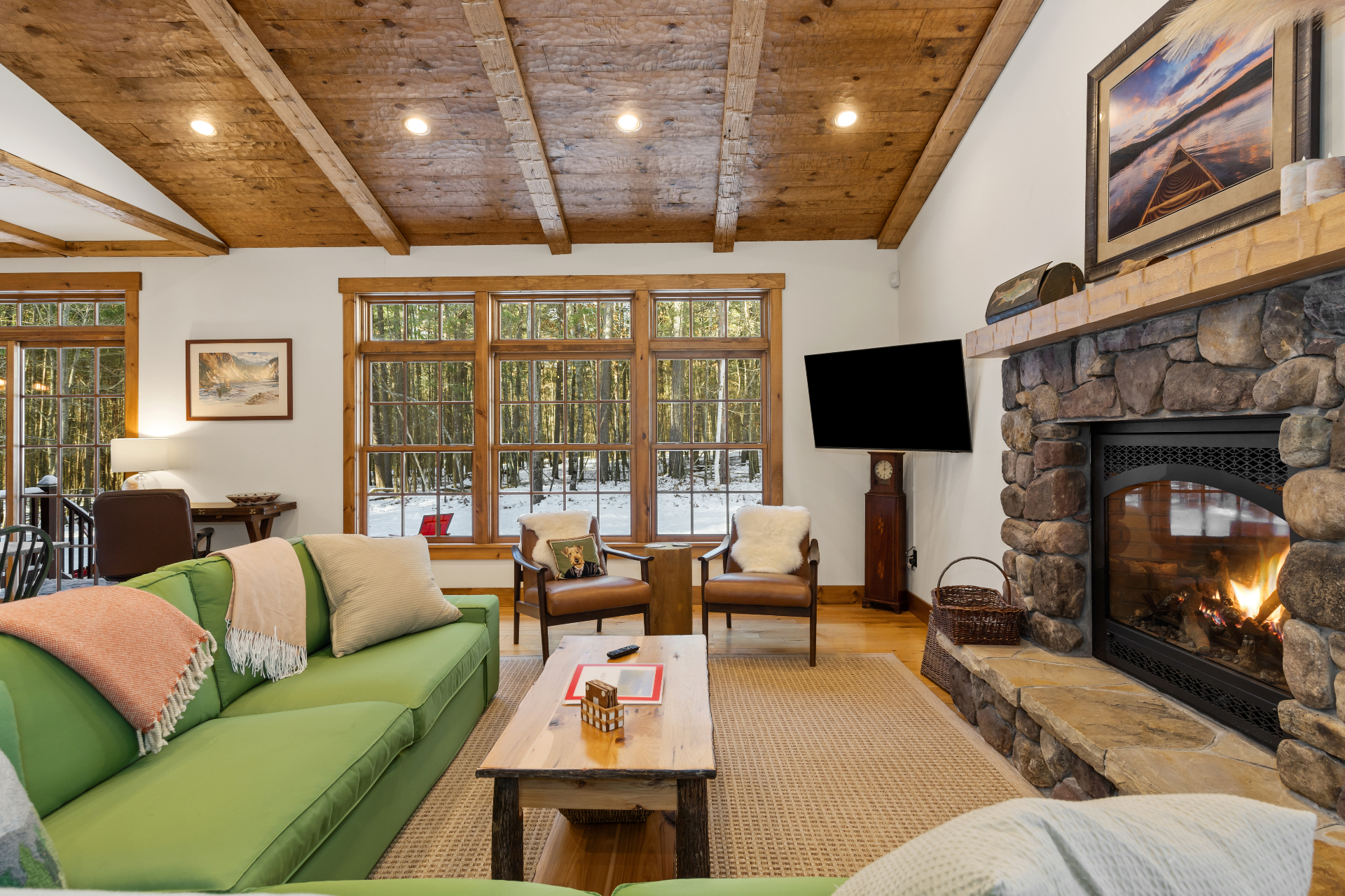 Open living room
