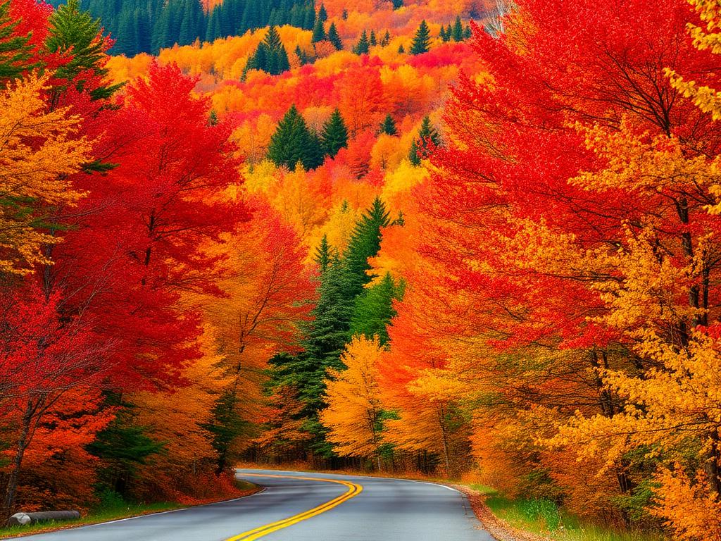 Fall in the Adirondacks near Jay, NY